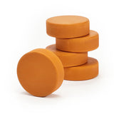 Hockey Puck Orange Heavy Weight 5-Pack